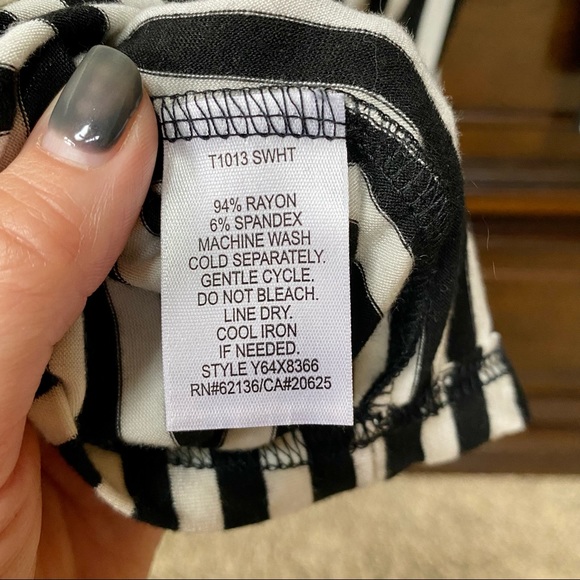 Guess Striped Lace Up Tunic | XS - Picture 5 of 5